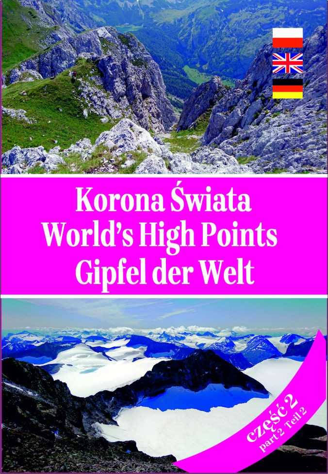 Korona Świata- okładka dziennika wypraw- książeczki